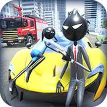 逃亡的超人火柴人城市英雄手机版